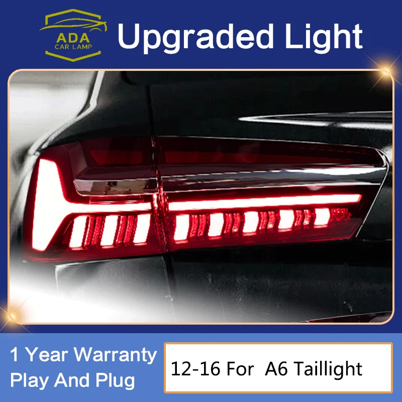 

Car Lights for Audi A6 LED Tail Light 2012-2016 A6 C7 Tail Lamp C8 Design DRL Animation Start Brake Reverse With Dynamic Turning