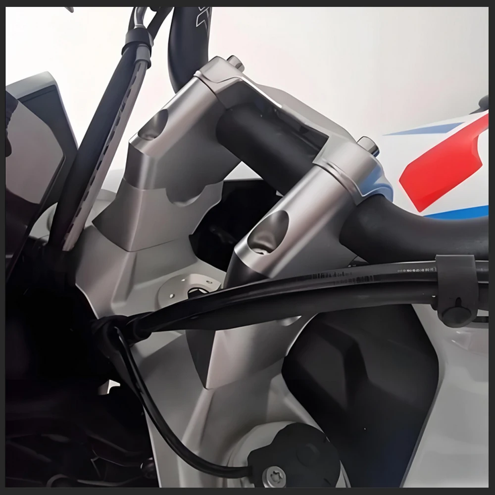 Фото ДЛЯ BMW S1000XR S 1000 XR 2020 2021 2022 2023, детали для мотоциклов, подставка для руля, зажим для руля, удлинительный адаптер, алюминий №2