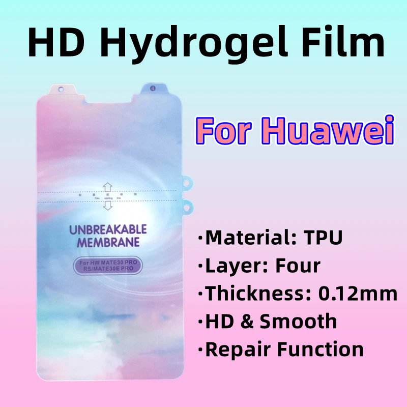 

Гидрогелевая пленка для Huawei P50 3 шт., протектор экрана для Mate30 Pro, Nova7, Nova8pro, Nova9pro, Nova10pro, Honor 60pro, защитная пленка