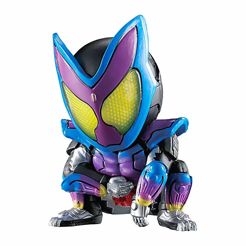 Фото Коллекционная фигурка Bandai Kamen Rider Gashapon Chibi Sitting Figure Vol 03 Geats Gavv Gotchard из ПВХ, украшение для рабочего стола №4