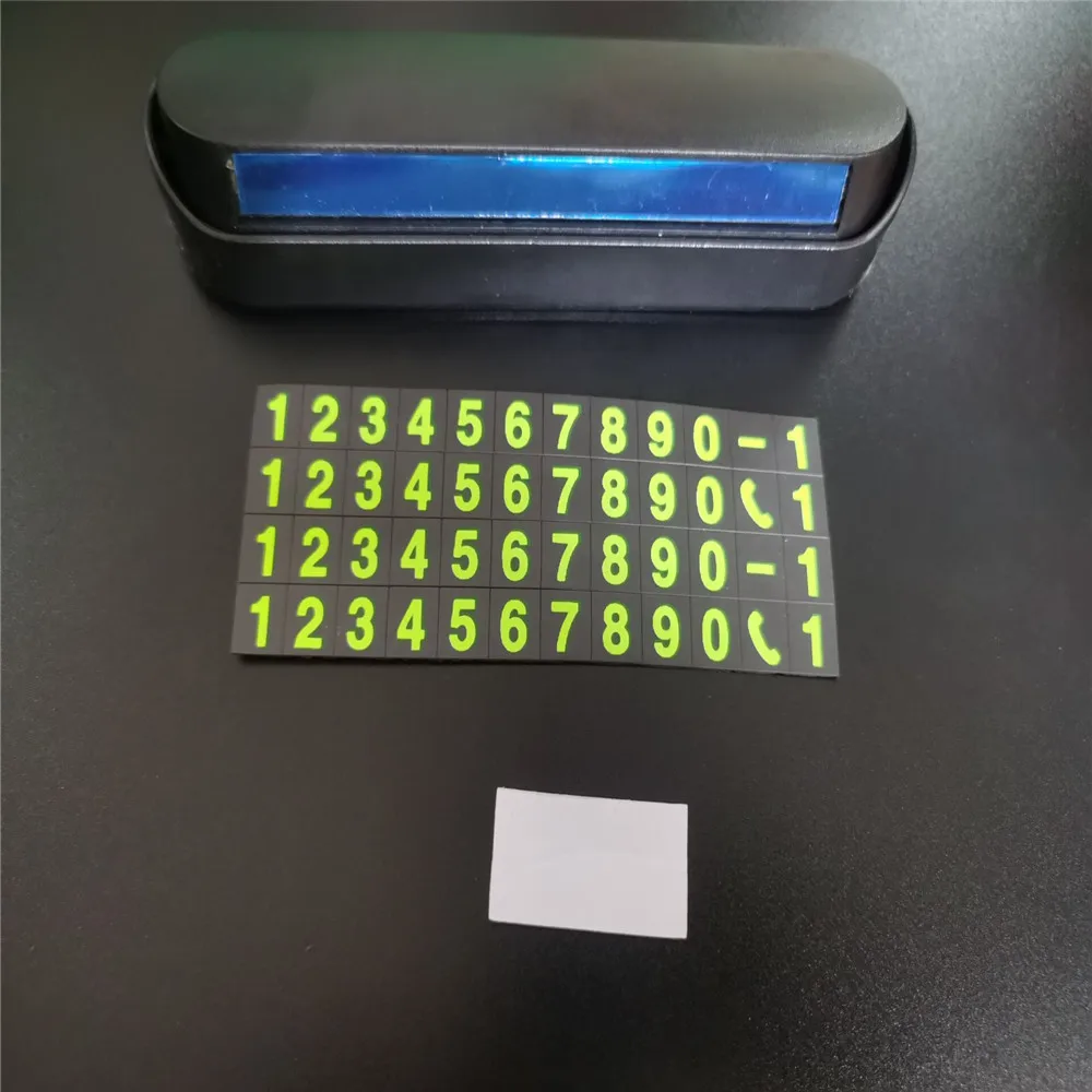 Car Temporary Parking Card Phone Number Plate for Volkswagen VW TIGUAN PASSAT B5 B6 B7 B8 JETTA MK5 MK6 GOLF 5 6 7 GTI