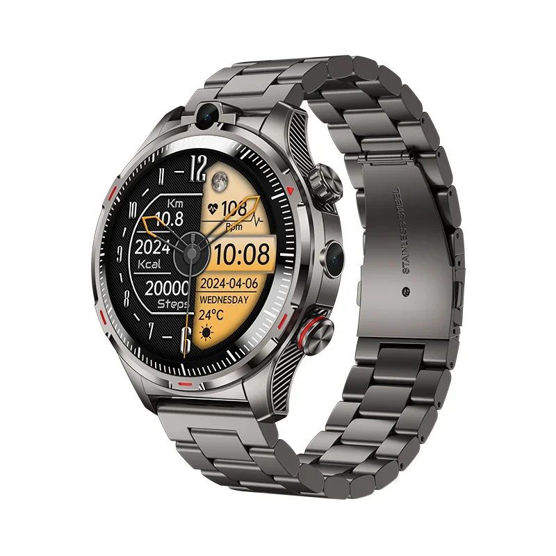 Смарт-часы LW12 1 43 дюйма WIFI Sim-карта 4G Android 2024