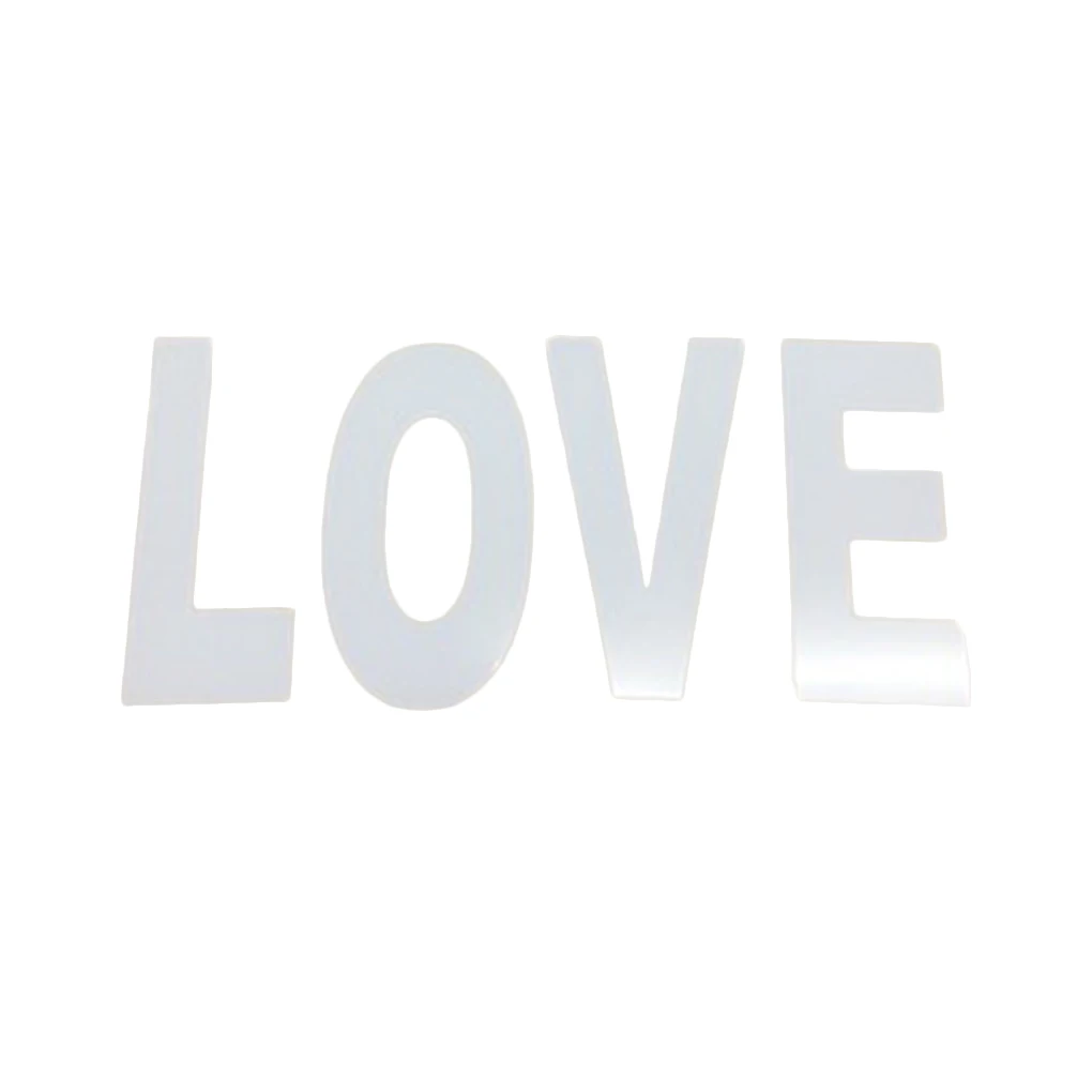 

0-9 Letters Numbers LOVE Heart Shape Cake Embossing Acrylic Mold Sugarcraft Decorating Stencil Fondant Mould