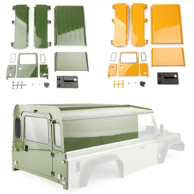 1 комплект имитации 3 двери корпуса кузова для 1/10 RC Гусеничный автомобиль Traxxas RD110 2