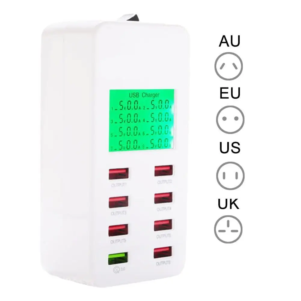 

Зарядное устройство с 8 USB-портами, 5 В/8 А