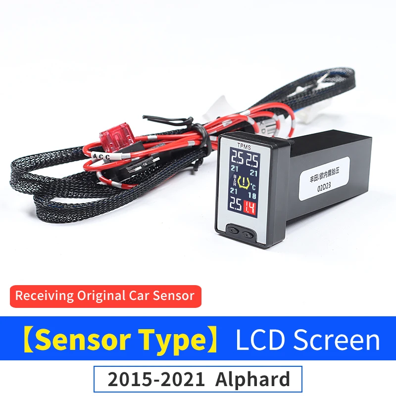 

Для Toyota Alphard Vellfire 30 Series 2015-2023, обновленные аксессуары, система контроля давления в шинах, OBD датчик давления в шинах