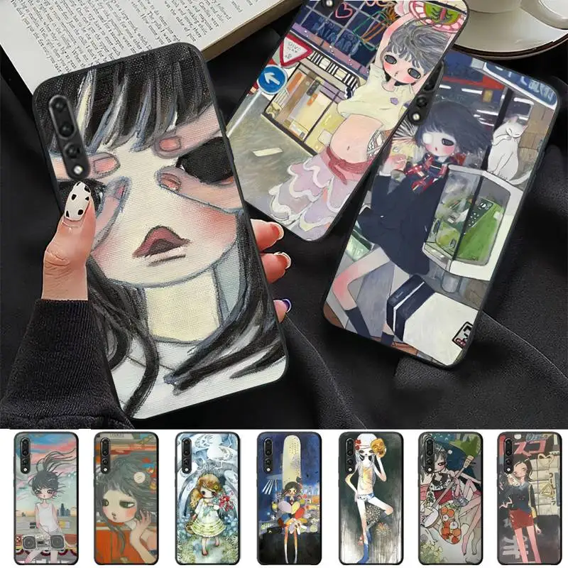 

Aya Takano Phone Case for Huawei P30 40 20 10 8 9 lite pro plus Psmart2019
