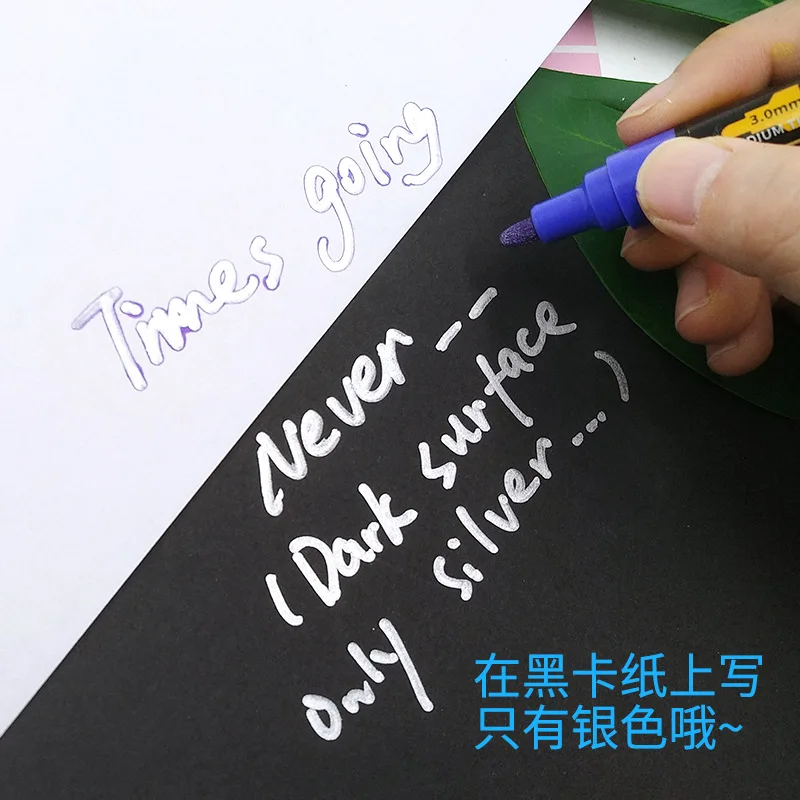 Двусторонняя ручка 12 цветов/коробка, флуоресцентный маркер цвета металла, экологически чистый материал, несколько цветов для бумаги от AliExpress WW