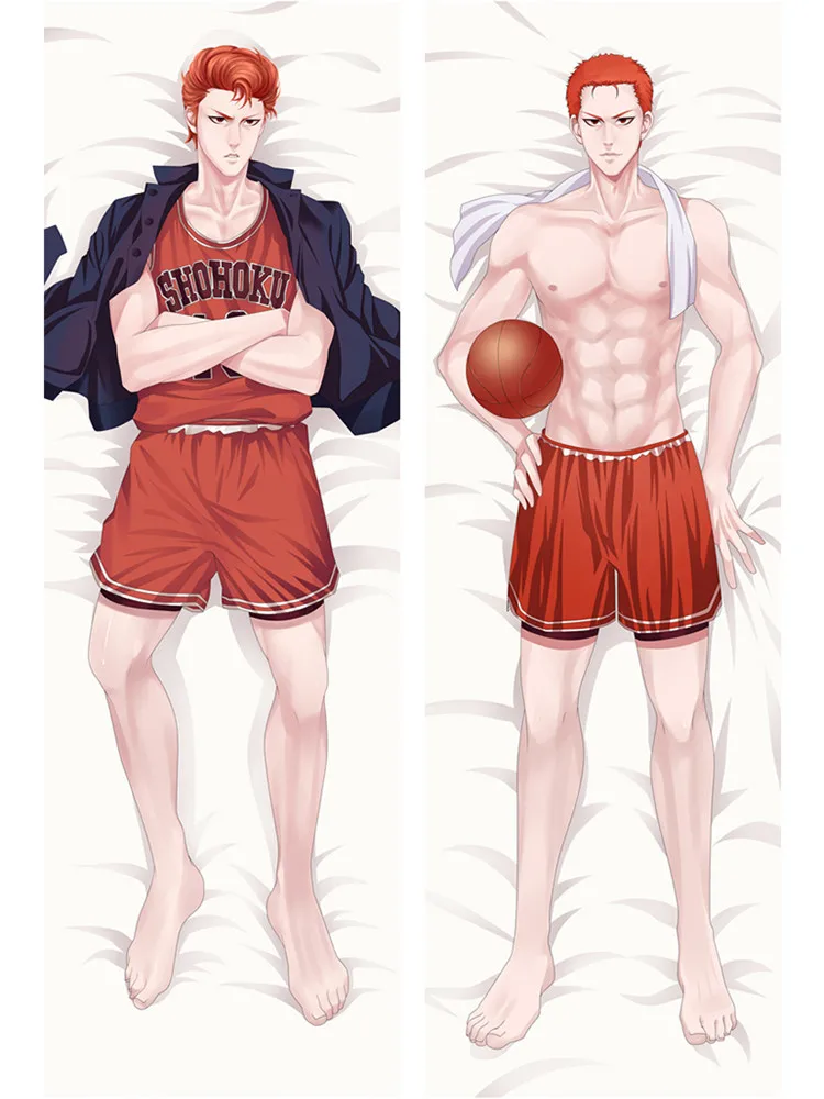 

SLAM DUNK Sakuragi Hanamichi Anime Dakimakura Pillowcase Home Bedding DIY Custom Cushion Pillow Cover Hugging Body Pillow Case