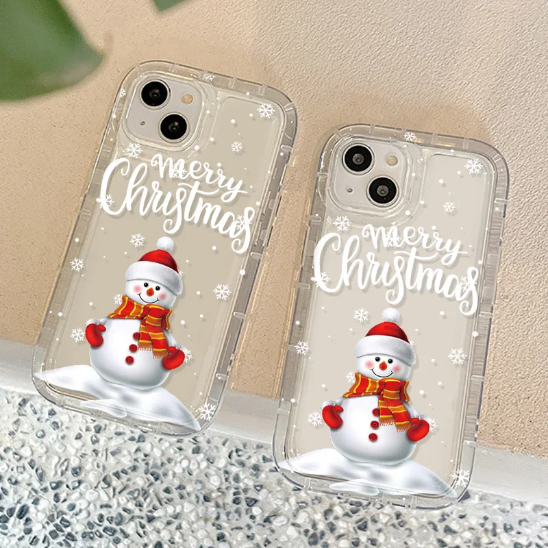 Christmas Case For Xiaomi Poco X6 Pro X3 M5S M5 C65 Redmi Note 13 5G 12 11 10 9 8 13C 12C 10C 9s 10s 11s 9T 9C NFC 9A Soft Funda