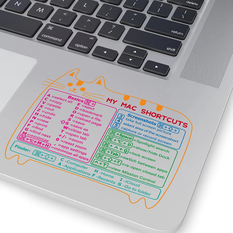 

1PC Windows PC Reference Keyboard Shortcut Sticker Adhesive For PC Laptop Desktop