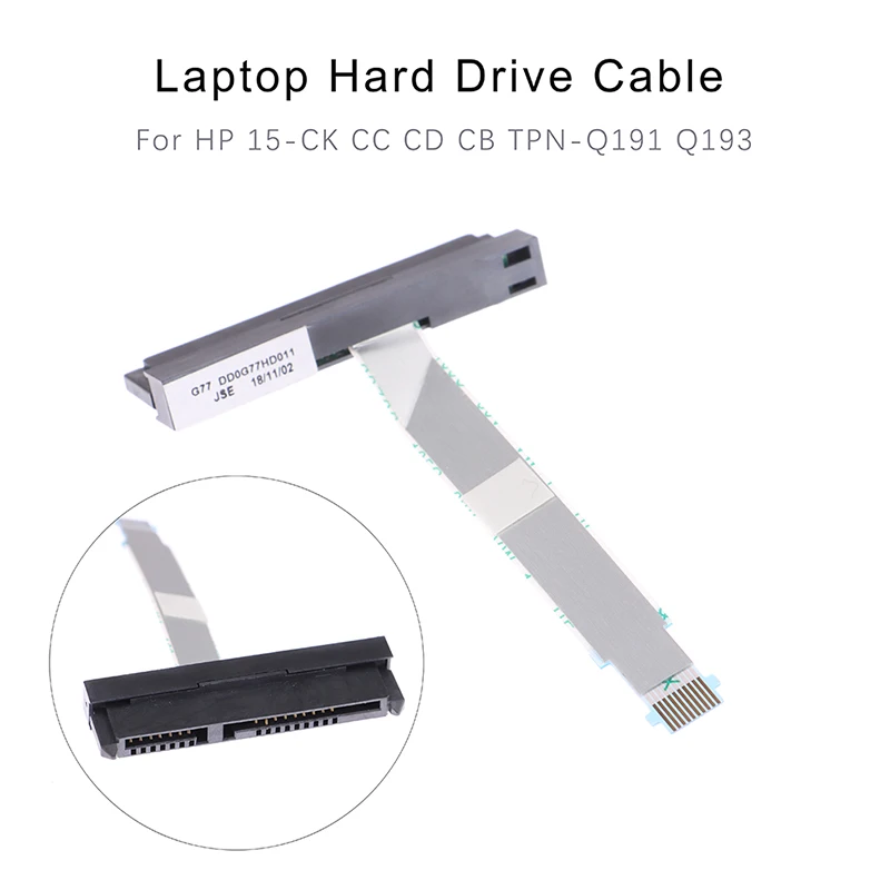 

Laptop Hard Drive Cable HDD Connector Flex Cable for HP 15-CK CC CD CB TPN-Q191 Q193 DD0G77HD001