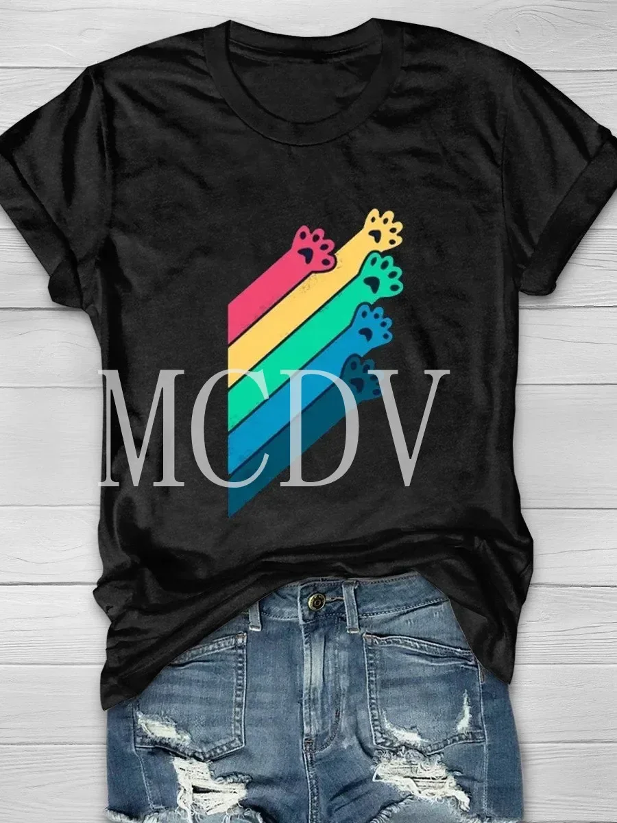 Мужская футболка с коротким рукавом и круглым вырезом 3D-принтом