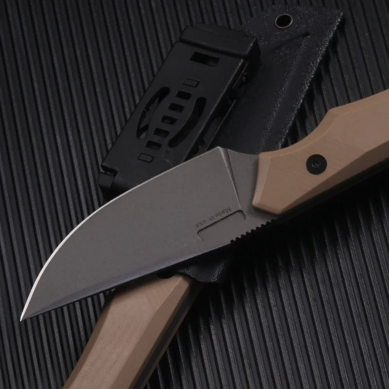 Нож CIVIVI M2 запасной с фиксированным лезвием и зажимом для ремня Kydex ручка tan G10 (7 8 см