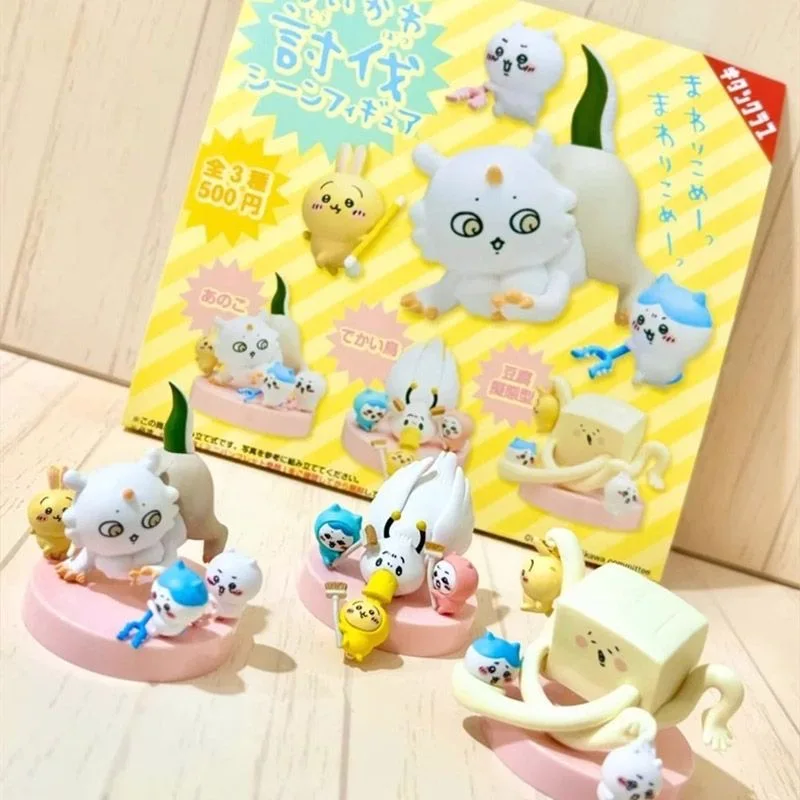Фото Чиикава, глупая самодепоступающаяся сцена медведя, игрушка Gashapon Blind Box №1