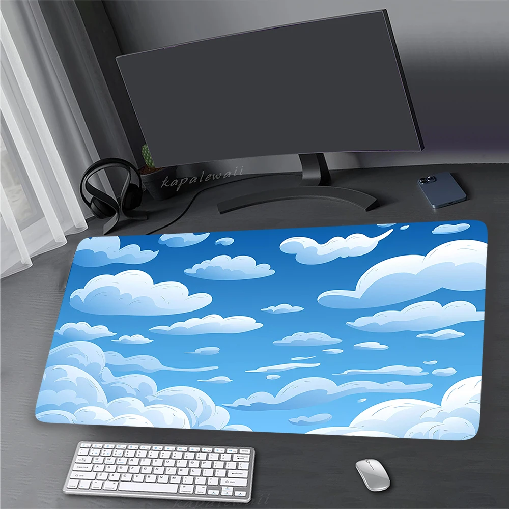 

Large Mousepad Mouse Mat Gaming Mousepads Keyboard Mat Laptop Mat Large Mouse Pad For Gamer Artistic Landscape Desk Mats 90x40cm