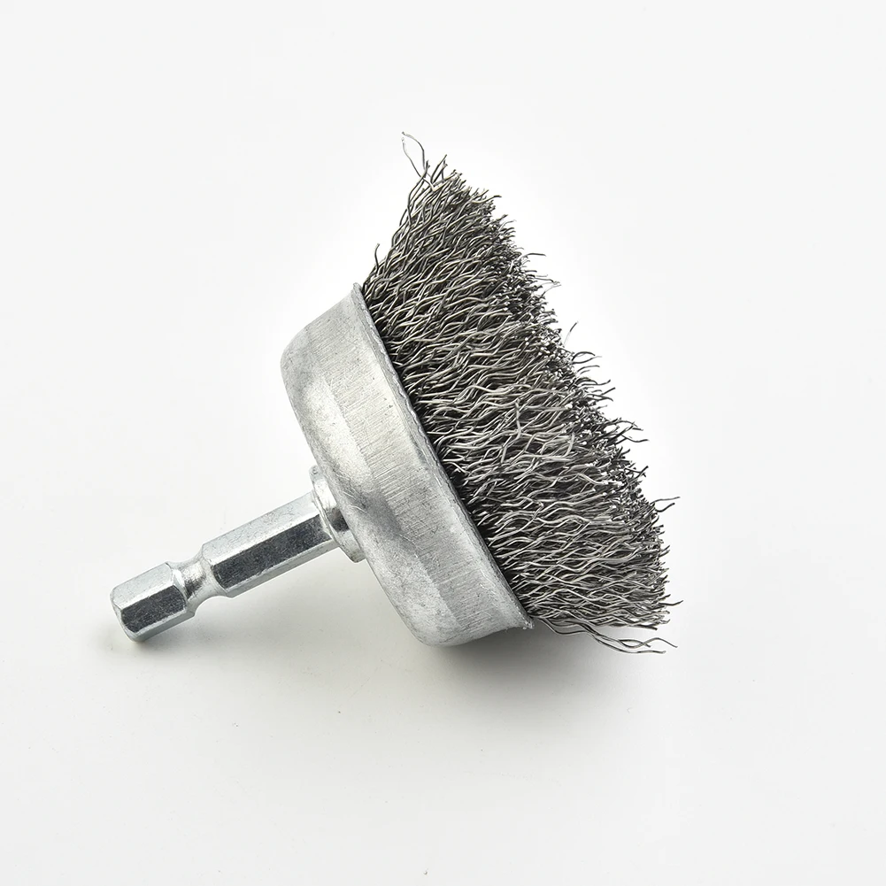 

Stainless Steel Wire Brush For Drill Rotary Tool Metal Rust Removal Polishing Electric Drill Accessories Professional Hand Tools