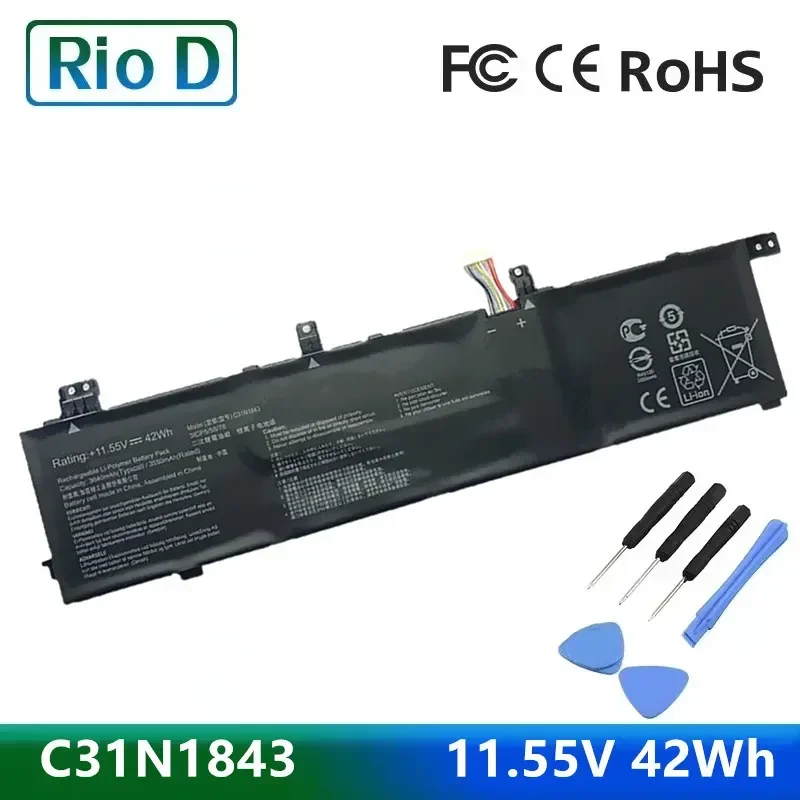 C31N1843 Аккумулятор для ноутбука ASUS VivoBook X432FA X532FL S14 S432 S432FA S432FL S15 S532 S532FA S532FL 0B200- 03430000