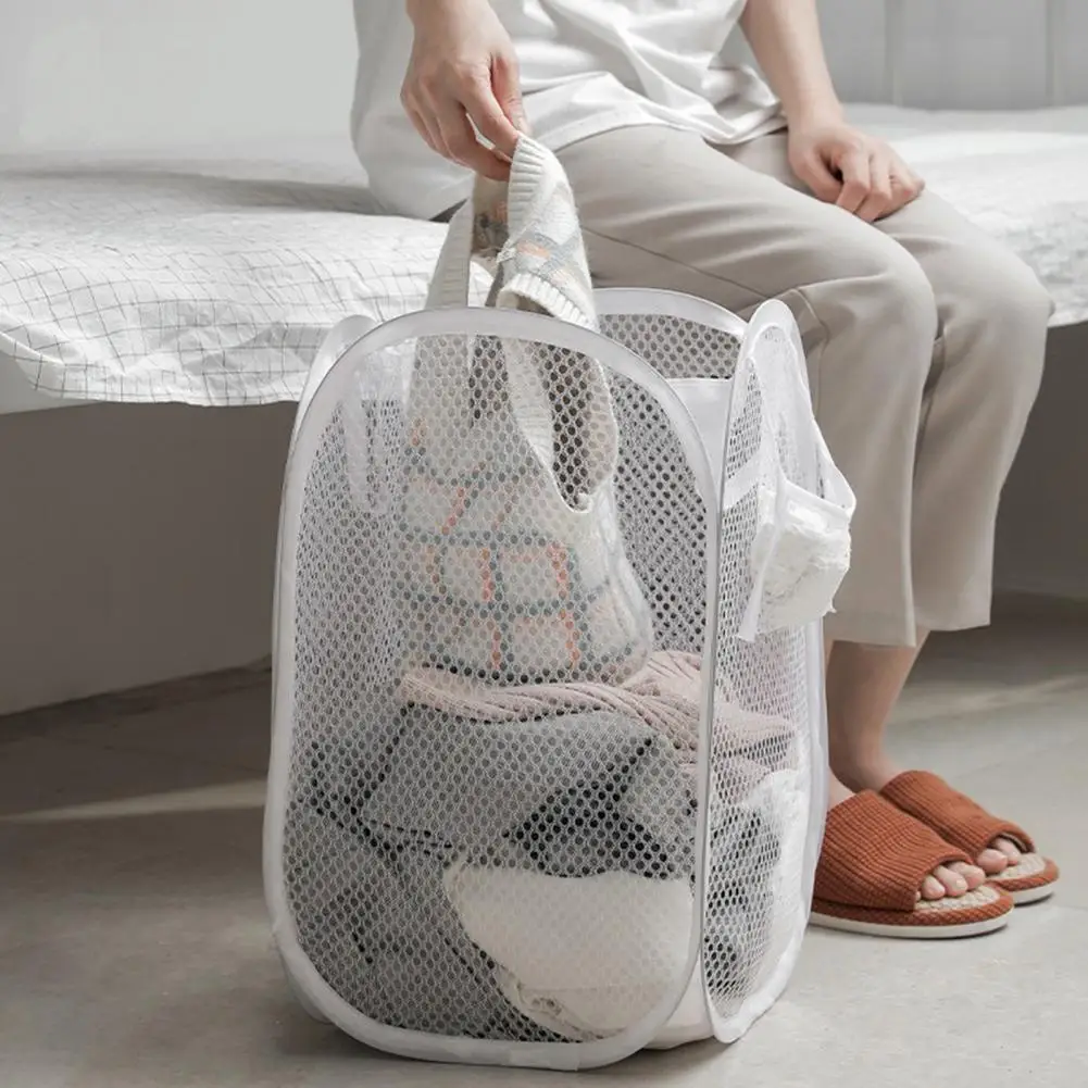 

Foldable Laundry Bag Flexible Laundry Organizer Multi Holes Great Ventilation Laundry Basket Store Dirty Clothes