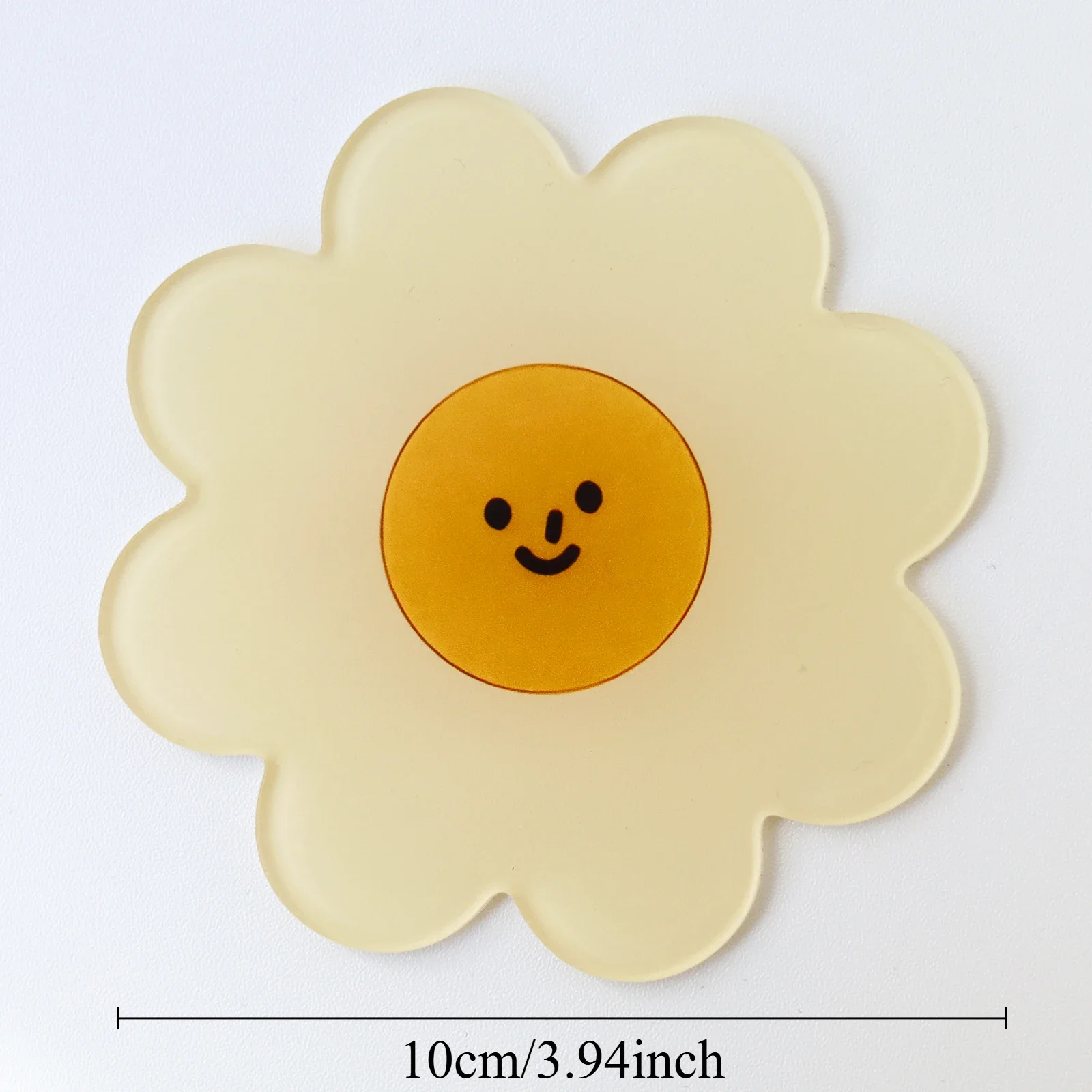 

Подставки для цветов, акриловые водонепроницаемые теплоизоляционные противоскользящие коврики для кофейных чашек, милые подушечки с цветами, кухонная посуда, коврик, украшение