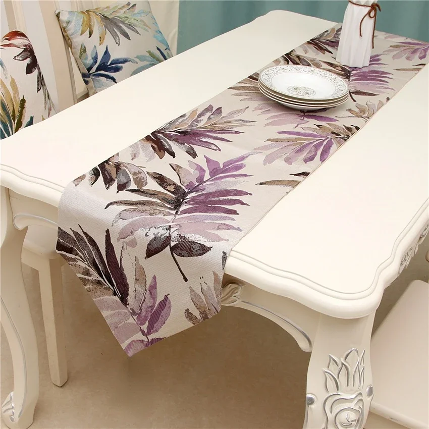 Современная скатерть в Северо-Европейском стиле с изображением листьев домашний