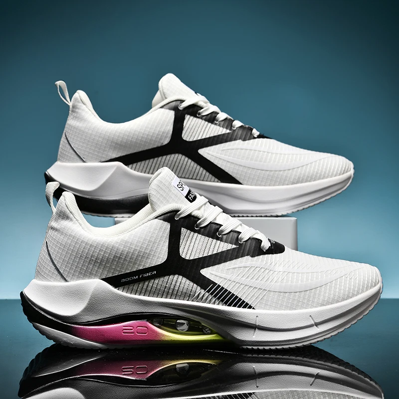 Men and Women Road Running Shoes Unisex Mesh Breathable Jogging Lightweight Sneakers Casual Tennis Shoes