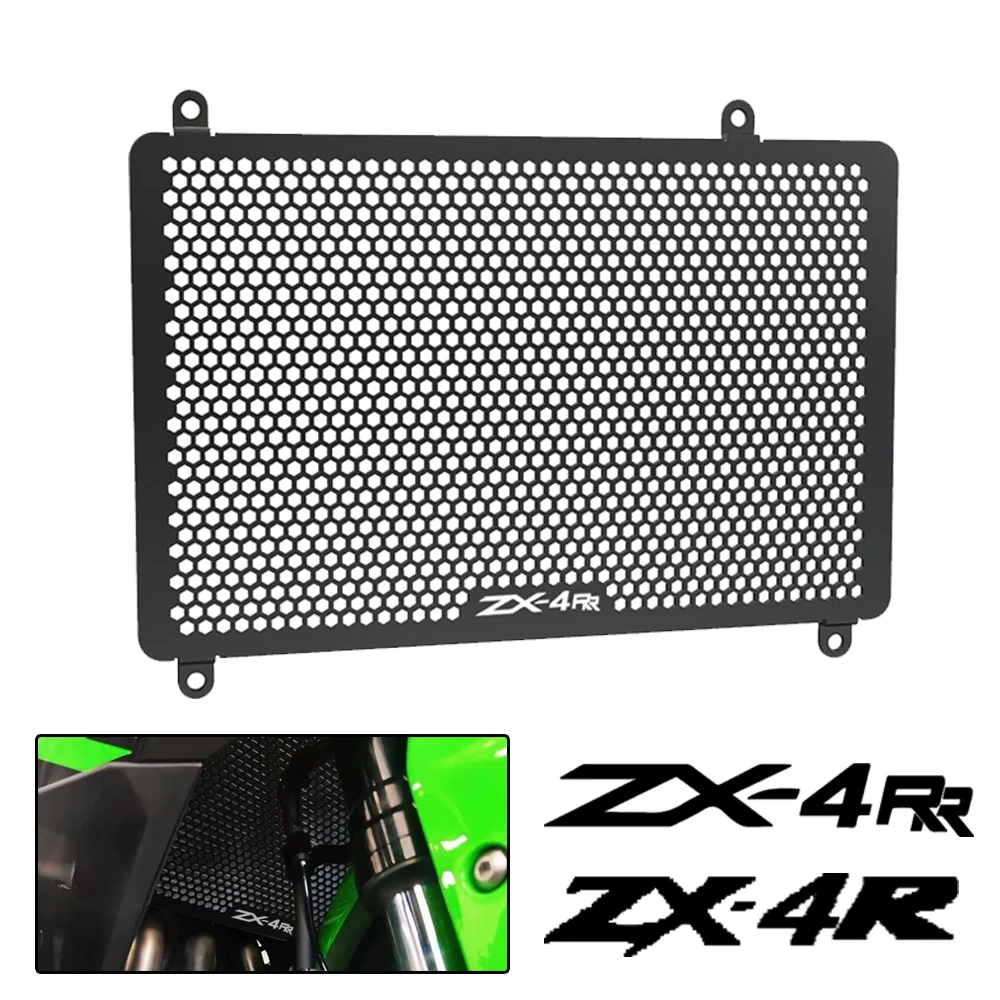 

Motorcycle Radiator Grille Guard Protector Cover CNC Alumiunm Accessories For Kawasaki Ninja ZX-4RR ZX-4R ZX 4R SE 2023 2024