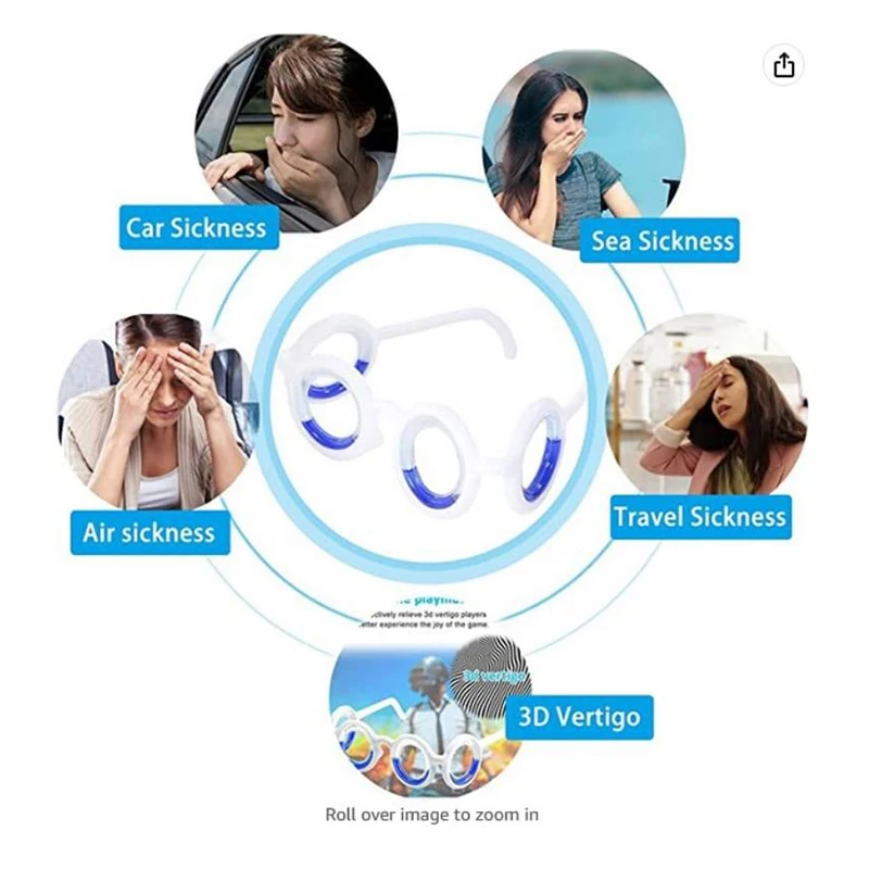 Очки против загрязнения без линз очки головокружения съемные легкие