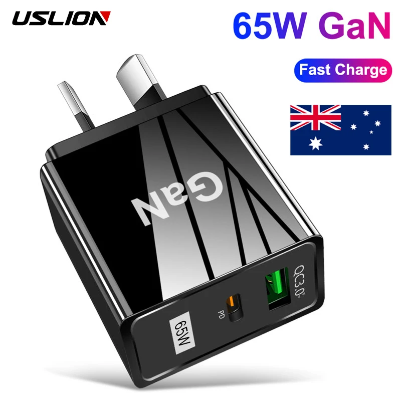 

Устройство зарядное сетевое с USB-портом Тип C, 65 Вт