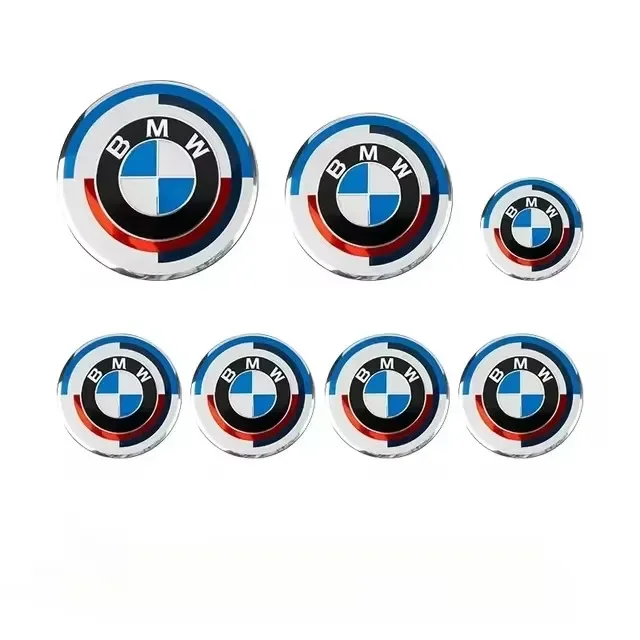 7 шт. эмблемы для капота, передней и задней части багажника для Mini BMW 50-летия, E60, E93, E87, G01, G20, X3, X5, F30, F20, E36, E46, E53, E90, F10 (art.: 3920d4e90e00f) - 3920d4e90e00f