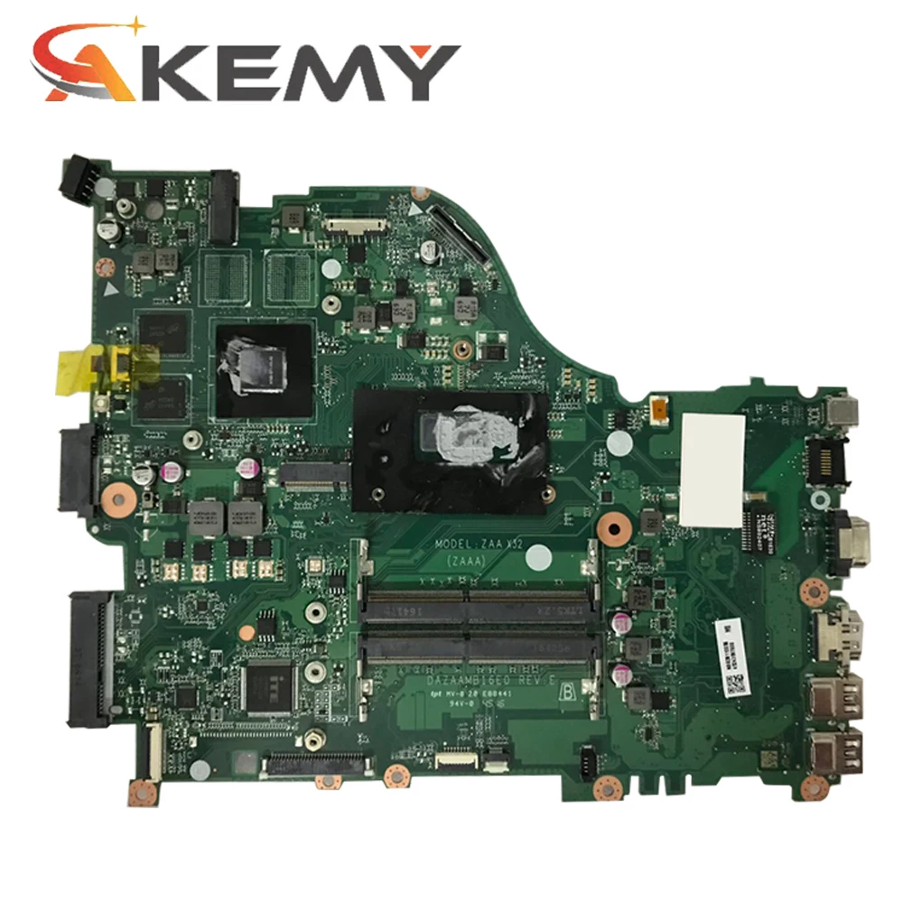Оригинальная материнская плата для ноутбука ACER системная ZAA X32 DAZAAMB16E0 REV: E CPU: Φ GPU: