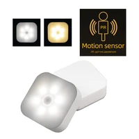 2021 new night light smart motion sensor led night lamp battery operated wc bedside lamp in dark room hallway pathway toilet da