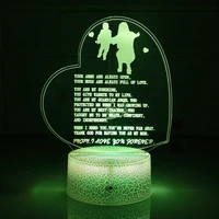 loving mother day castle hand 3d lamp acrylic usb led night lights neon sign christmas decorations for birthday gifts