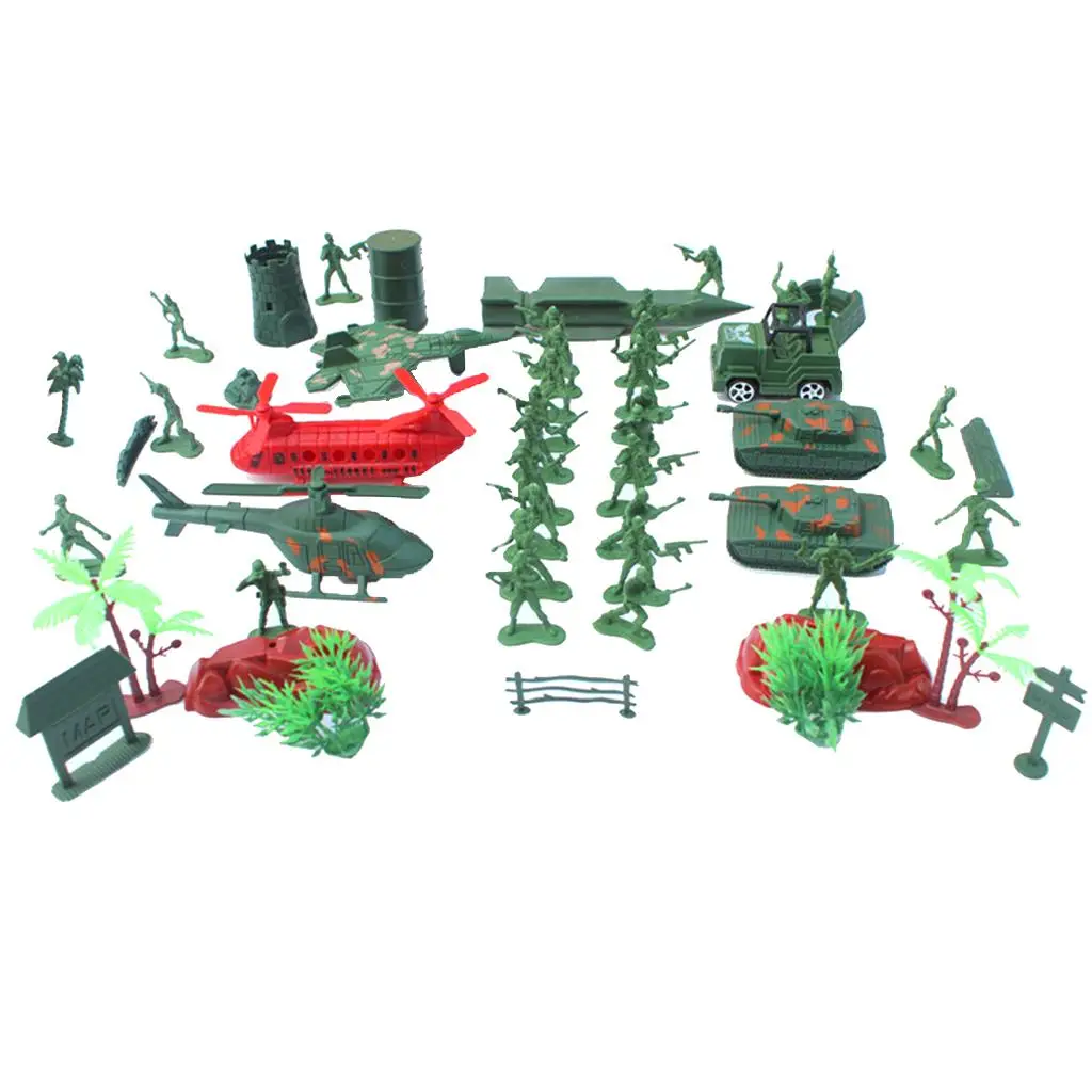 

52 шт. игровой набор и 4 см солдатики мужские фигурки II игрушки детские игрушки