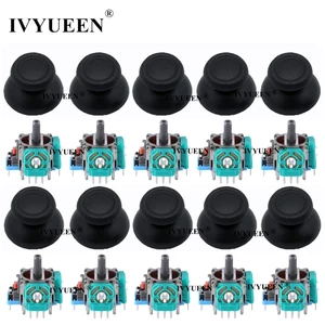 IVYUEEN, 10 комплектов, 3D аналоговые фотоэлементы, потенциометр, стики для PlayStation 4 PS4 DS4 Pro, тонкие Фотоэлементы