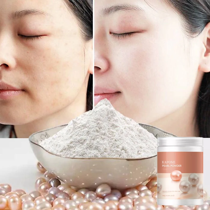 

300g Pure Natural Pearl Powder Whitening Freckle-removing Mask Shrink Pores Acne Blackhead Removal Skin Care Beauty Health