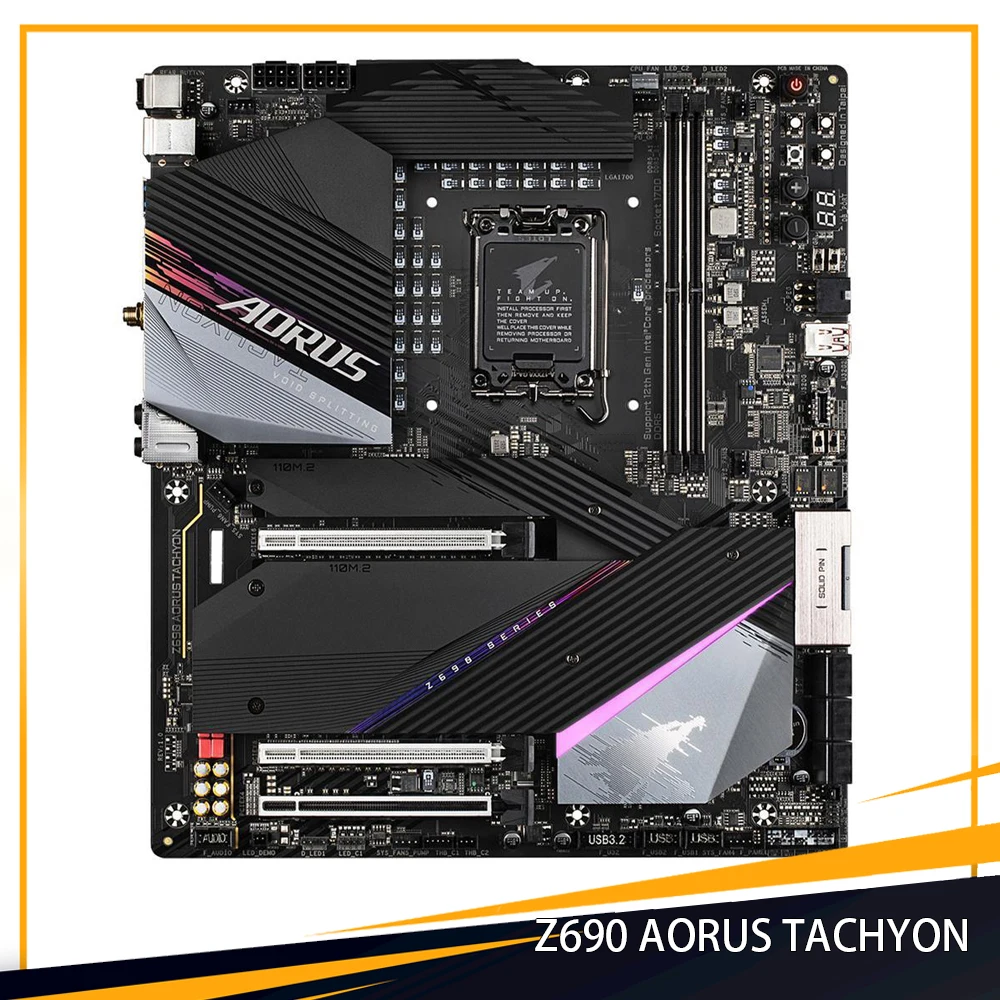 

Z690 AORUS TACHYON For Gigabyte LGA1700 2*DDR5 64GB E-ATX Desktop Motherboard High Quality Fast Ship