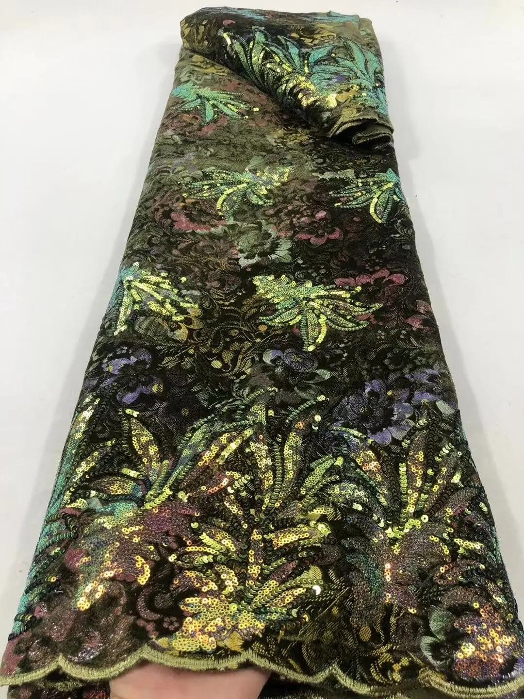 

Нигерийская Ткань кружево с блестками, высококачественное Тюлевое Африканское кружево, ткань, синее французское Сетчатое кружево, материал для свадебного платья