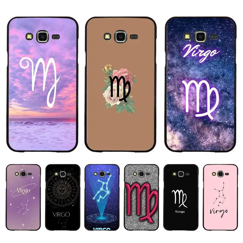 

Constellation Virgo Phone Case for Samsung J 2 3 4 5 6 7 8 prime plus 2018 2017 2016 core