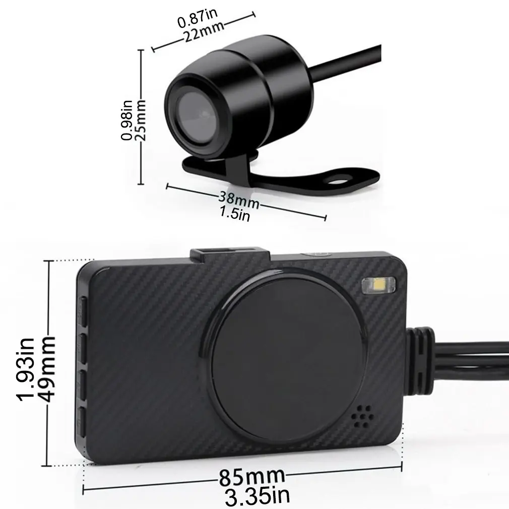 Водонепроницаемый водительский рекордер цикл видео профессиональная мода