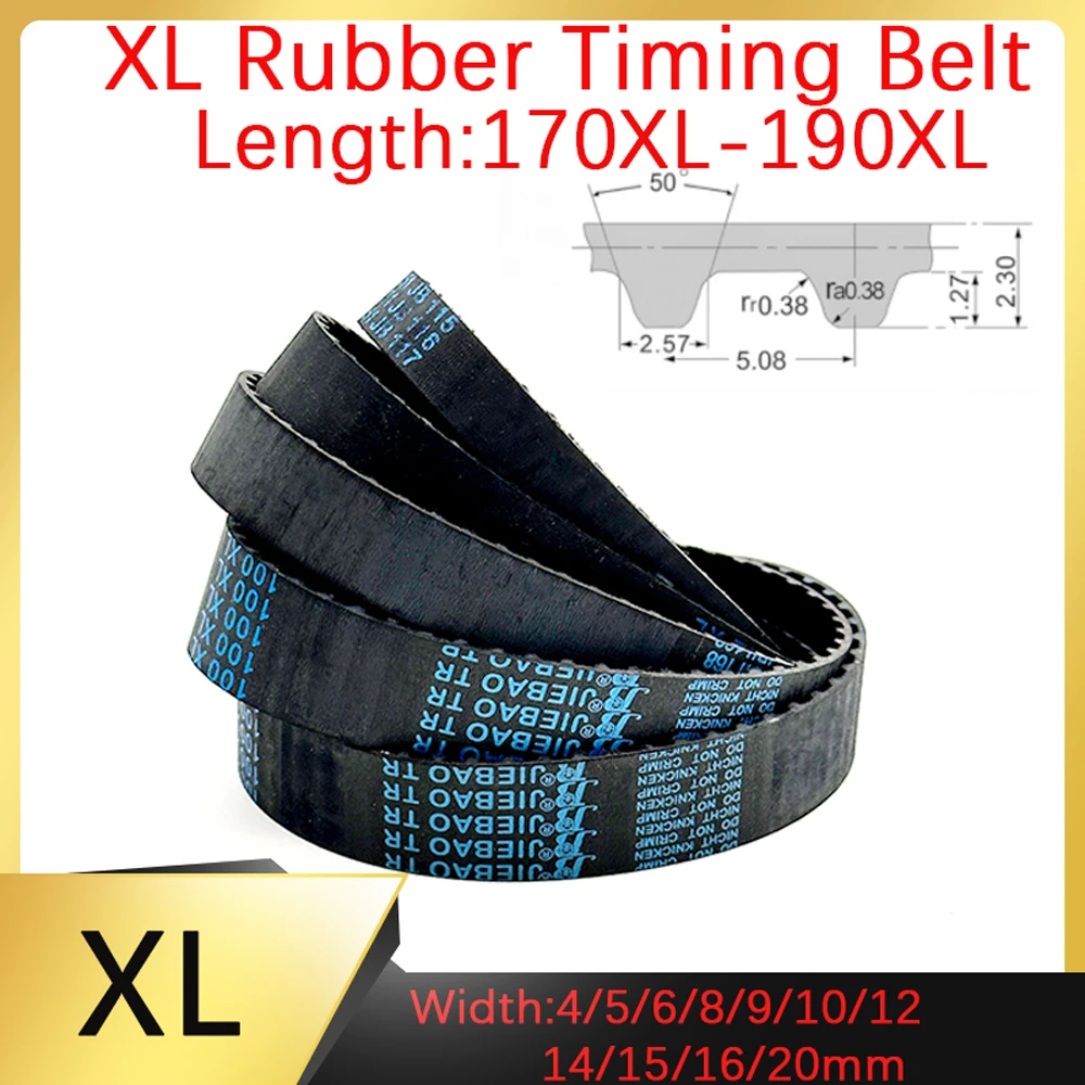 

Резиновый приводной ремень XL 170XL - 190XL