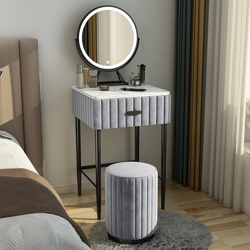 

Гардеробный столик в скандинавском стиле со светодиодной подсветкой для спальни и девушек роскошный туалетный столик для макияжа модная мебель для спальни