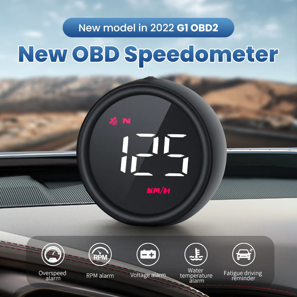 

B1 Hud up Display Car Projector Alarm EOBD OBD2 HUD Auto Fuel Consumption Speedometer Windshield Electronic Accessories