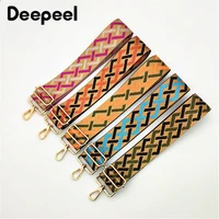 deepeel color grid 5cm wide shoulder strap accessories womens crossbody bags 80130cm adjustment handbag replacement straps