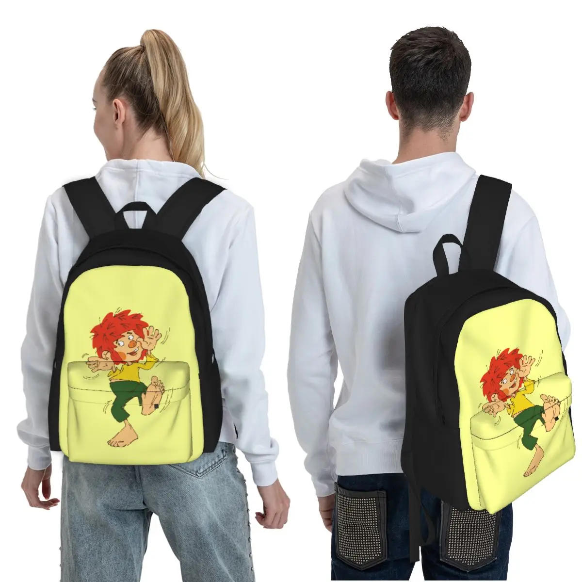 Фото Рюкзак Pumuckl Tanzen для студентов, школьный рюкзак, походный рюкзак для путешествий, модный рюкзак для мужчин и женщин, сумка через плечо №2