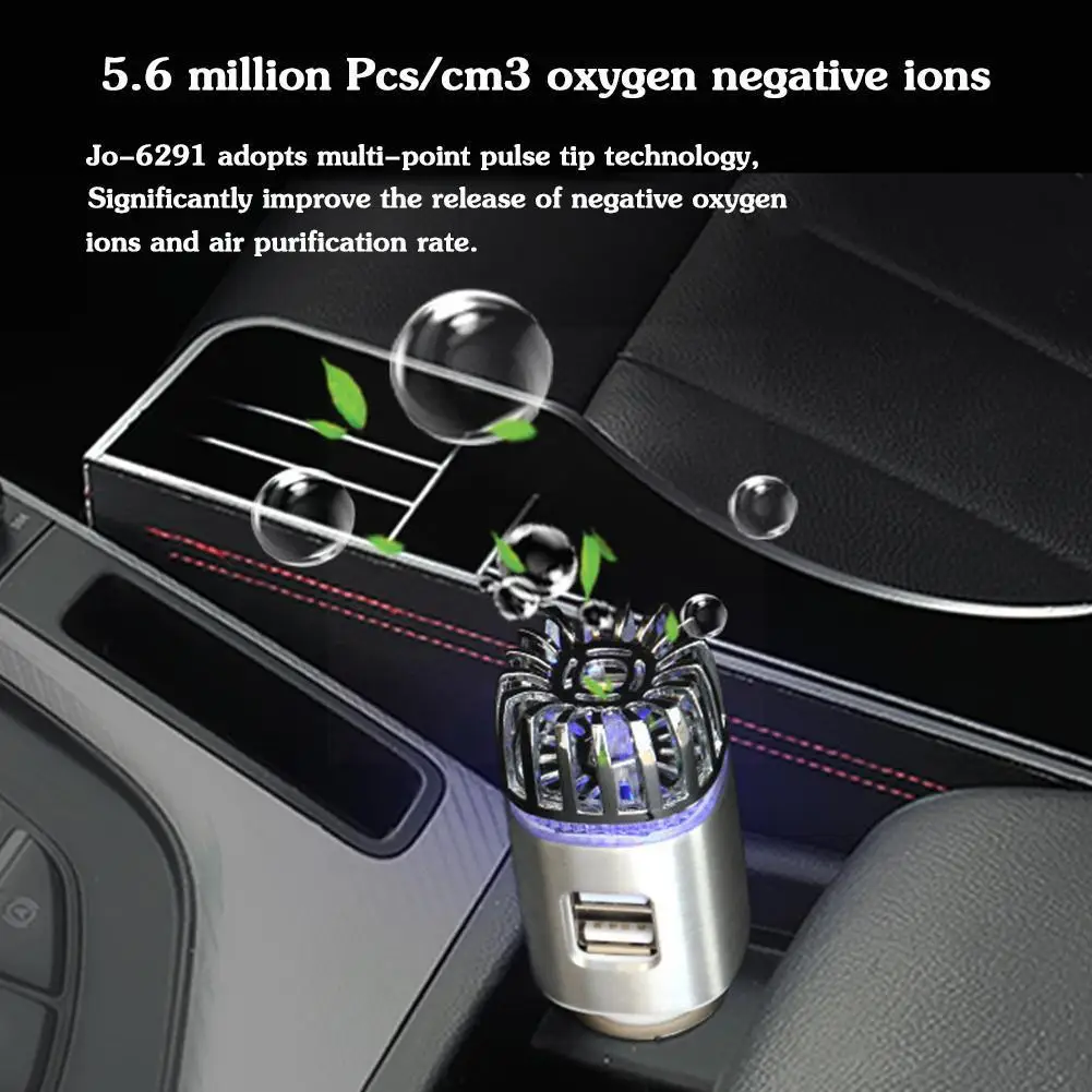 Автомобильный очиститель воздуха освежитель двойное зарядное устройство USB