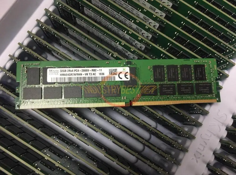 Новый SK hynix 32GB DDR4 PC4-2666V Reg ECC HMA84GR7AFR4N-VK Серверная память
