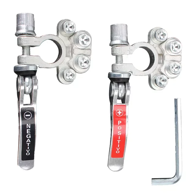 

Main Cable Post Terminal Terminal Quick Disconnect Car Battery Terminal Wire Cable Clamp 12V 24V Shut-Off Connectors