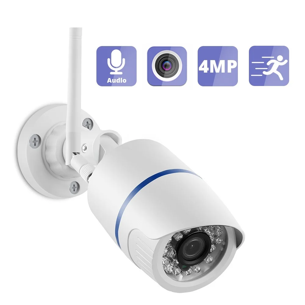 

IP-камера наружная беспроводная с поддержкой Wi-Fi, 4 МП, 1080P