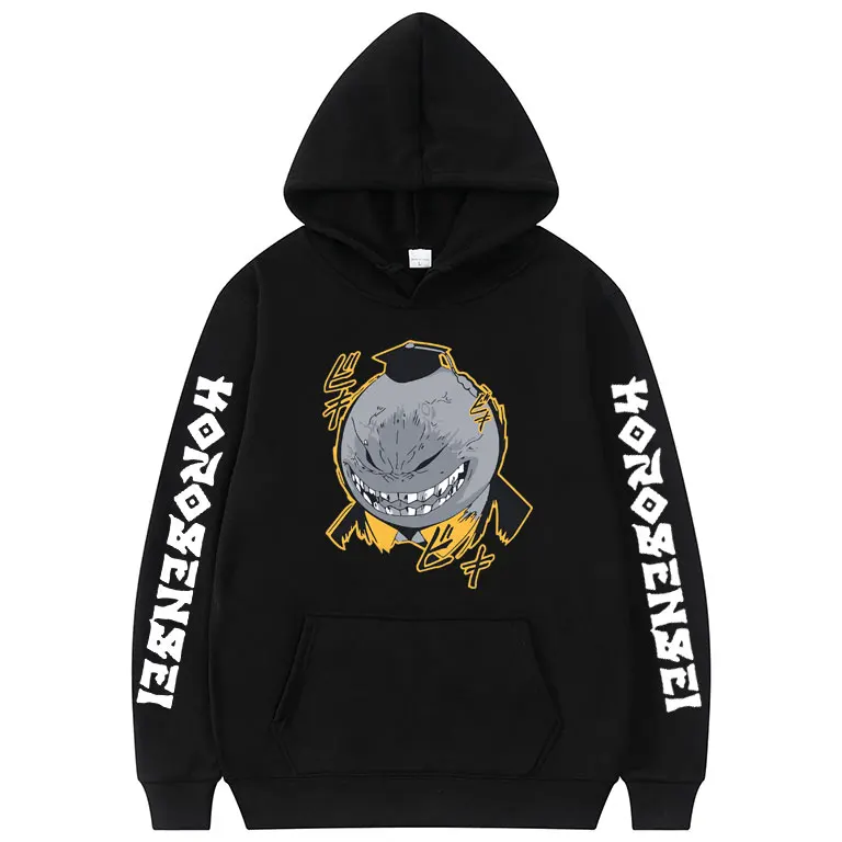 

Japanese Anime Assassination Classroom Korosensei Hoodie Men Women Oversized Harajuku Streetwear Male Tops Unisex Loose Hoodies